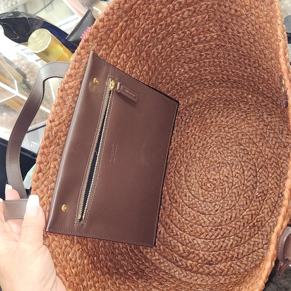 Saint Laurent Panier Bag in Raffia - Picture 3 of 7